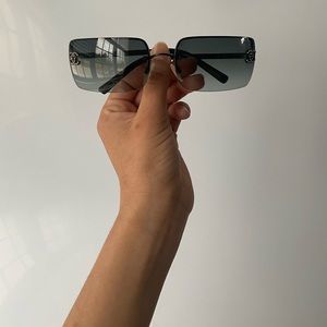 Vintage Chanel Rhinestone Sunglasses